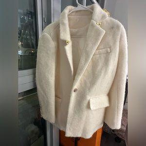 White Jacket. Size 4-6.